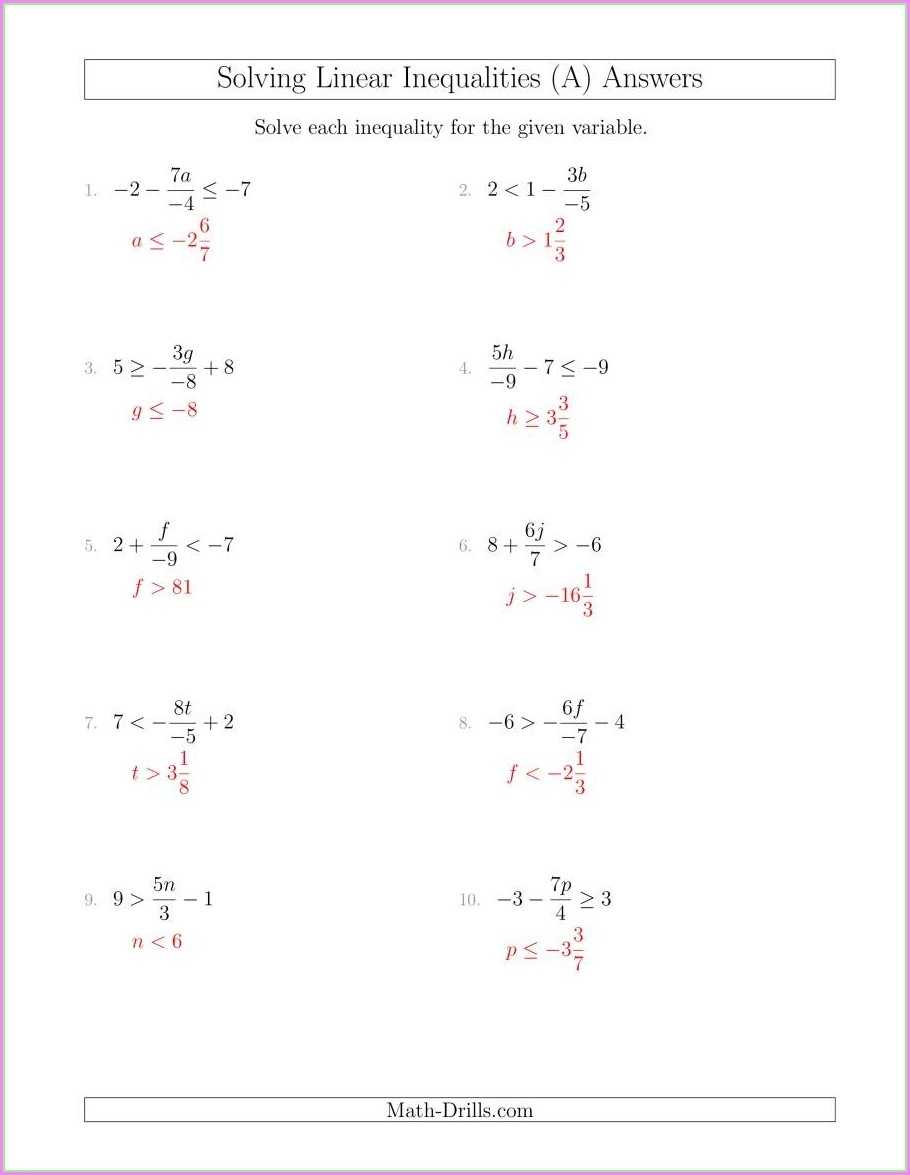 Solving Linear Inequalities Hangman Worksheet Answer Key 2010 Worksheet with regard to Linear Equations And Inequalities Worksheet