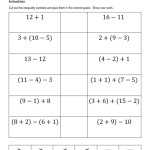 Solving Multi Step Inequalities Worksheet — Db Excel For Solving Two Step Inequalities Worksheet