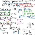 Solving Quadratic Equations By Factoring 20F With Regard To Solve Quadratics By Factoring Worksheet