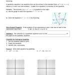 Solving Quadratic Equations By Graphing Worksheet Answers — Db Excel With Quadratic Equation Worksheet With Answers