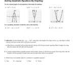 Solving Quadratic Equations By Graphing Worksheet Answers — Db Excel Within Quadratic Equation Worksheet With Answers