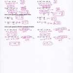 Solving Quadratic Equations Review Answer Key – Tessshebaylo Within Quadratic Formula Worksheet With Answers