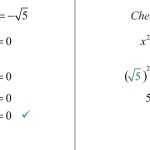 Solving Quadratic Equations With Square Roots Worksheet Answers With Regard To Solving Square Root Equations Worksheet