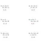 Solving Systems Of Equations By Substitution Worksheets With Answers – Worksheets Master Throughout Systems Of Equations Practice Worksheet