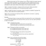 Solving Systems Of Equations Word Problems Worksheet (With Answer Key Within Solving Equations Word Problems Worksheet