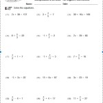 Solving Two Step Equations Worksheet. Worksheets. Tataiza Free with Solving Two Step Equations Worksheet