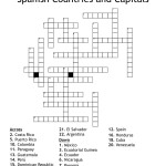 Spanish Speaking Countries And Capitals Worksheet – Wordmint Pertaining To Spanish Speaking Countries Worksheet
