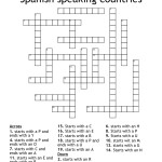 Spanish Speaking Countries Worksheet With Spanish Speaking Countries Worksheet