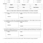 Speed And Acceleration Worksheet Answers — Db Excel Regarding Acceleration Worksheet With Answers