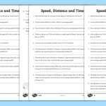 Speed Distance Time Worksheet – Cfe Maths – Twinkl Regarding Speed Time And Distance Worksheet