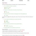 Speed Velocity And Acceleration Worksheet Answer Key — Db Excel Inside Speed Velocity And Acceleration Worksheet