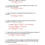 Speed Velocity Practice Answers – Ica Inside Acceleration Worksheet With Answers