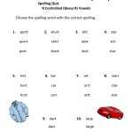 Spelling For Grade 1 Worksheetsr – Worksheetscity In R Controlled Vowels Worksheet