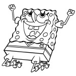 Spongebob Squarepants Coloring Pages For Sponges A Coloring Worksheet