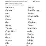 States And Capitals Matching Worksheet With Regard To States And Capitals Matching Worksheet