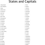 States And Capitals Quiz 2 Worksheet - Wordmint with States And Capitals Matching Worksheet