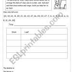Stem And Leaf Plot Printable Worksheets – Lexia'S Blog With Regard To Stem And Leaf Plot Worksheet