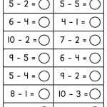 Subtraction Worksheets – Superstar Worksheets In Hands On Equations Worksheet