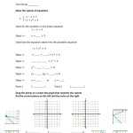 System Of Equations - Substitution - Linear And Nonlinear Worksheet throughout Linear And Nonlinear Functions Worksheet