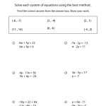 Systems Of Equations Worksheets – Math Monks Within Systems Of Linear Equations Worksheet
