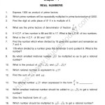 The Real Number System Worksheet Inside Real Number System Worksheet