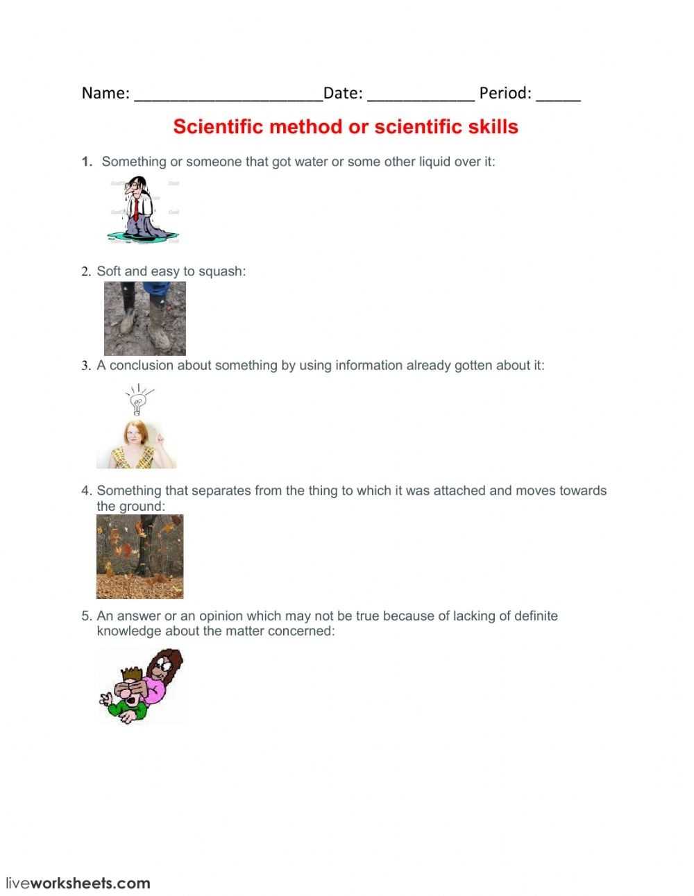 The Scientific Method Worksheet Pertaining To Scientific Method Worksheet Pdf