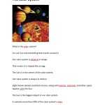 The Solar System Reading For Detail…: English Esl Worksheets Pdf & Doc Pertaining To Solar System Worksheet Pdf