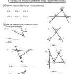Third Angle Theorem Worksheet Pdf – Angle Guru Pertaining To Exterior Angle Theorem Worksheet