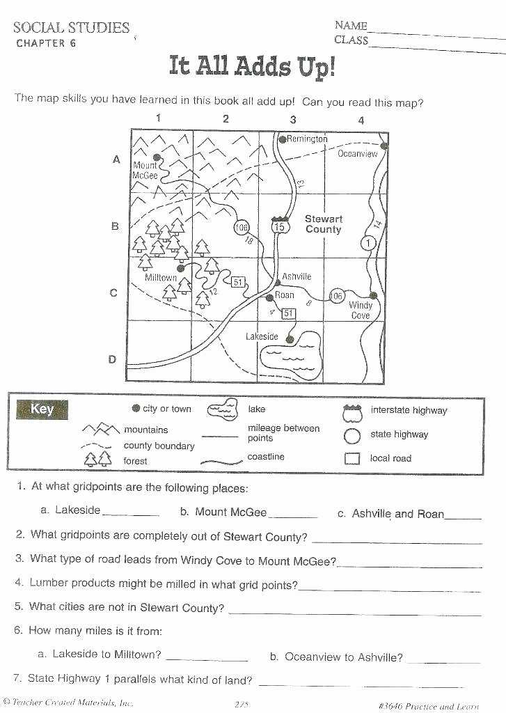 Topographic Map Reading Worksheet Answer Key - Best Map Collection with Topographic Map Worksheet Answer Key