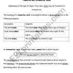 Transitive And Intransitive Verbs Esl Worksheetkrisdiansah — Db Excel In Transitive And Intransitive Verb Worksheet