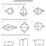 Trapezoid Worksheets - Math Monks regarding Geometry Worksheet Kites And Trapezoids