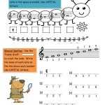 Treble Clef Note Names Worksheet For Treble Clef Notes Worksheet