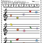 Treble Clef Note Naming Worksheets For Summer With Answers * Anastasiya Multimedia Studio Pertaining To Treble Clef Note Worksheet