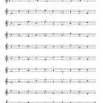 Treble Clef Notes Worksheet Pertaining To Treble Clef Notes Worksheet