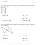 Triangle Congruence Proofs Worksheet Answers — Db Excel Intended For Congruent Triangles Worksheet With Answers