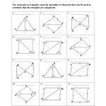 Triangle Congruence Worksheet Answer Key Within Triangle Congruence Worksheet Answer Key