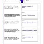 Two Step Addition And Subtraction Word Problems Worksheet Worksheet inside Two Step Word Problems Worksheet