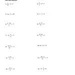 Two Step Equations Multiplication And Division Worksheet Pdf – Times Tables Worksheets Inside Two Step Equations Worksheet