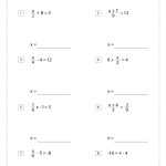 Two Step Equations Worksheets – Math Monks Throughout Multi Step Equations Worksheet Pdf