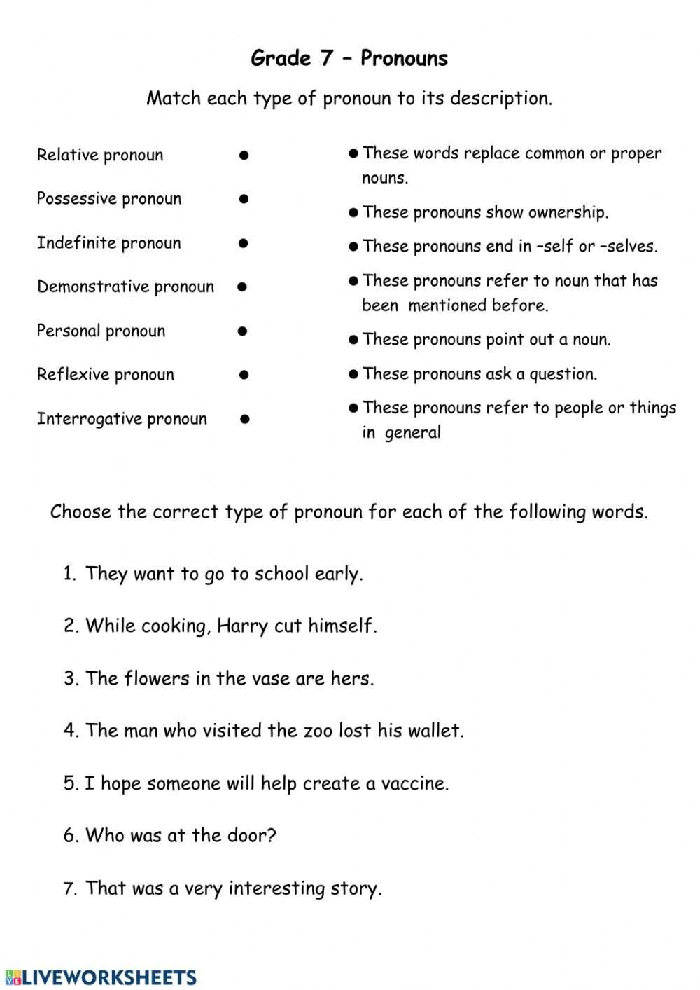 Types Of Nouns Worksheet For Types Of Nouns Worksheet