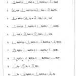 Types Of Reactions Practice Worksheet With Regard To Balancing Chemical Equations Worksheet Answers