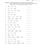 Types Of Reactions Worksheet Then Balancing – Kamberlawgroup Within Types Of Reactions Worksheet