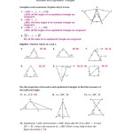 Unit 4 Congruent Triangles Homework 3 Isosceles And Equilateral Triangles Answers Within Congruent Triangles Worksheet Answers