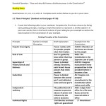 United States Constitution Worksheet – Word Worksheet Throughout United States Constitution Worksheet