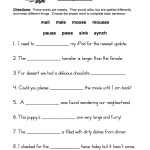 Using Homophones Worksheet – Have Fun Teaching In Homophones Worksheet 2Nd Grade