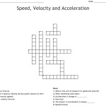 Velocity And Acceleration Worksheet Answer Key Regarding Velocity And Acceleration Worksheet