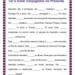 Verbos Ser, Ter E Estar Worksheet Throughout Ser And Estar Worksheet