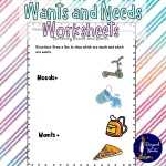 Wants & Needs Worksheets And Boom Cards For Distance Learning – Made By Regarding Needs And Wants Worksheet
