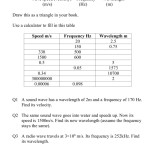 Wave Speed Equation Practice Problems Key Answers : 8Th Grade Speed With Speed Practice Problems Worksheet