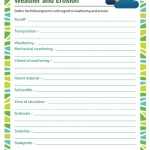 Weather And Erosion Worksheet – Science Printable For 6Th Grade In Weathering And Erosion Worksheet
